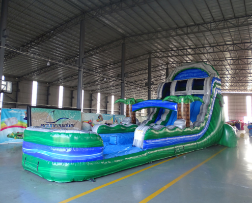 22ft Big Plunge Slide for Pools (S44) – Mom's Party Rental
